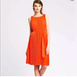 Banana Republic Vibrant Orange Dress